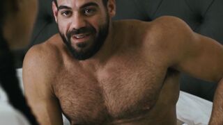 UNLEASH THE BEAST  Tatted Trans Eva Maxim SCREAMS for Stepdad Ricky Larkins HUGE Cock in Her Tight Mouth