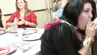 Bachelorette Blowout Squirting on Ripped Dictators in Sex Frenzy!