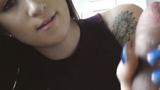 Very naughty stepsister Naiomi Mae POV fucked and creampied