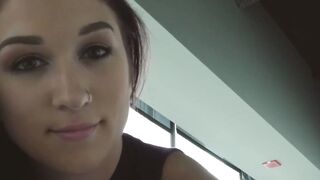 Very naughty stepsister Naiomi Mae POV fucked and creampied