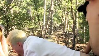 Forest Frenzy 3 Sexy Teens990　ヽಠ Share a Threesome of Raw, Unbridled Passion!