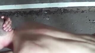 Triple Threat Bonanza Zack Grayson Sucks Cock for TWO Hung Studs in Rough Spitroasting Session!