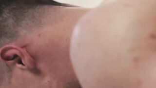 "Shower Sharing - Hot Guys Jerk Off While Washing Each Other's Backs"