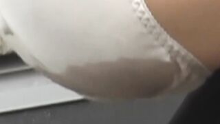 UNBELIEVABLE! Japanese Cutie GETS IT ALL OVER! Pussy Play Leads to EPIC Piss Flood!