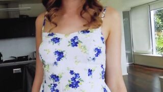 MINDBLOWING DEBUT! Elena Koshka, the Cute Bookworm, BEGS for a RAW FUCKING from her Stepbrothers GIANT COCK!