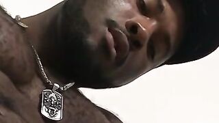 UNLEASH THE BEAST Hairy Black Stud Unleashes His Monster Load in a SloMo Orgasmic masterpiece