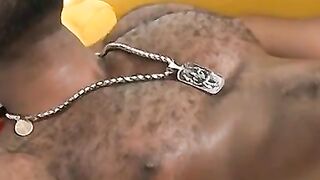 UNLEASH THE BEAST Hairy Black Stud Unleashes His Monster Load in a SloMo Orgasmic masterpiece