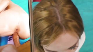 Leyla Fiore DEVASTATES Her Pussy with a GIGANTIC Cock! Blowjob of the Century!