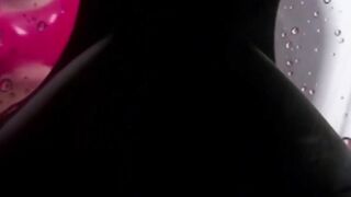 latexbound.org blowjob and anal creampie for a cumshot on a hot red creampie