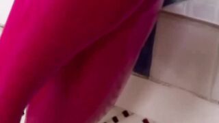 latexbound.org blowjob and anal creampie for a cumshot on a hot red creampie