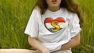HUGE ASS Country cutie SHOCKS with UNTOUCHED VAJAYAY Stretching around GIANT DONG