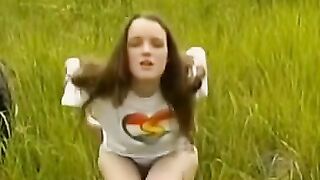 HUGE ASS Country cutie SHOCKS with UNTOUCHED VAJAYAY Stretching around GIANT DONG