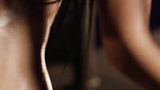 MILF in Mortal Danger Lifts, Strips, and Sacrifices Her Entire Body