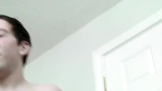 "Amateur Blowjob Session - Ball Sucker Babe Swallows Load From Older Guy's Dick"
