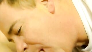 "Amateur Blowjob Session - Ball Sucker Babe Swallows Load From Older Guy's Dick"