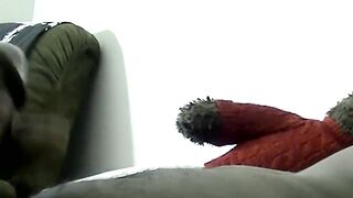 "Amateur Couple's Bedroom Blow Job Session Ending With Big Black Squirt"