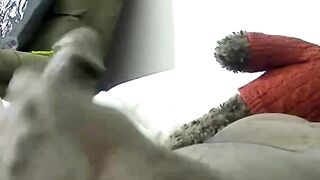 "Amateur Couple's Bedroom Blow Job Session Ending With Big Black Squirt"