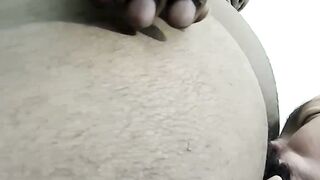"Amateur Couple's Bedroom Blow Job Session Ending With Big Black Squirt"