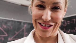 Theatrixal Teacher Temptation Busty Blonde MILF Ravishes Young Stud in Classroom Sexploitation Extravaganza!