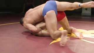 OILSOAKED DESTRUCTION Alex Adams DEVASTATES Landon Conrad in EPIC Naked Grudge Match!