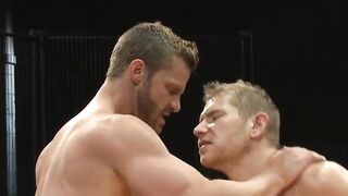 OILSOAKED DESTRUCTION Alex Adams DEVASTATES Landon Conrad in EPIC Naked Grudge Match!