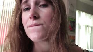UNBELIEVABLE! Skinny Brunette Bombshell Fiona Sprouts EXPLOSIVELY Erupts with Lust for My Monster Cock  TASTES THE SEA and Cum Like a PRO!