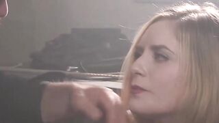 Captured and bound blonde rough fucked