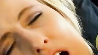 UNLEASH THE BEAST Blonde Bombshell Fills Up Her Juicy Vagina With The LARGEST Toys In Town!