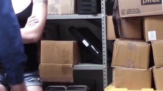 Caught RedHanded Teenage Shoplifter Takes Off With Officers Massive Cock! 