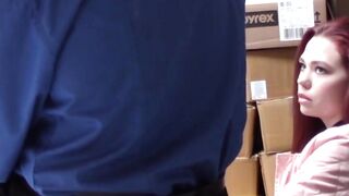 Caught RedHanded Teenage Shoplifter Takes Off With Officers Massive Cock! 