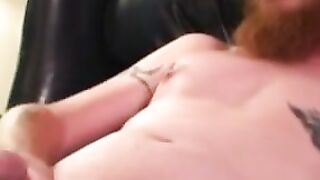 UNLEASH THE BEAST BeardFaced Sex God Unloads Epic Load on Bedroom Floor