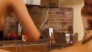 Explosion of Desire 3 Insatiable 18YearOld Babes Devour Each Other in a Steamy Kitchen Screamparty