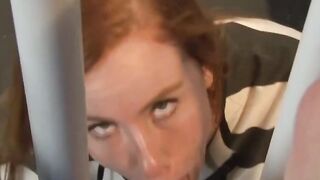 INSANE! Busty Redhead Performer Humiliates Herself on a Monster Cock