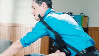 BUSTED Hot Blonde Thief Gets Reamed by Massive Cop in XXX Bondage Nightmare