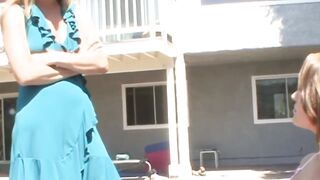 Lesbian Stepdaughters Pussy Temptation Leads to Devastating Punishment