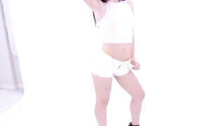 UNSEEN Explicit Content! Latvian Brunette Seduces America!!
