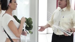 UNLEASHED! 69yearold sex sensation, Evan does the unthinkable with virgin, McKenzie Lee, in this jawdropping, hardhitting, amazing scene that will leave you speechless!