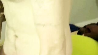 "Bisexual Dad's Big White Dick - Stroking & Swallowing Until He Shoots A Load"