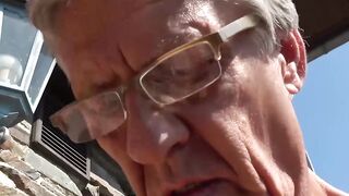 UNBELIEVABLE GERIATRIC ACTION! Sticky Situation  Old Dude Takes on the Young and Hungry!