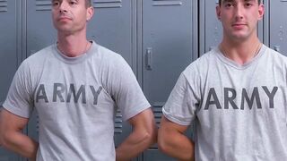 Gay army guys are fucking each other as a punishment