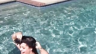 Wet, Wild, and 18 Teen Seduces Her BFF for the Ultimate Pool Party Hookup!