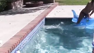 Wet, Wild, and 18 Teen Seduces Her BFF for the Ultimate Pool Party Hookup!