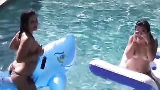 Wet, Wild, and 18 Teen Seduces Her BFF for the Ultimate Pool Party Hookup!