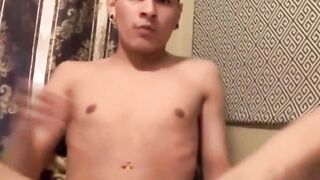 RIOS EARTHSHATTERING CUM BUCKET Skinny Latino Amateur Unleashes Torrent of Jizz on Livestream!
