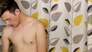 INSANE WET SPACE! Tiny Lad Screws Himself Brutally in Shower, Leaves You Begging for More!