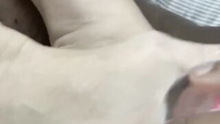 GRANNYS DIRTY LITTLE SECRETBritish Grannys Freaky Foot Job Ends with a RIPTitty Fcking Orgasm!