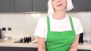 BLONDE BOMBSHELL BARISTA BLOWOUT 10 HORNY CUSTOMERS TAKE DOWN ONE TIGTH SWEET HEART