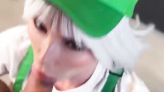 BLONDE BOMBSHELL BARISTA BLOWOUT 10 HORNY CUSTOMERS TAKE DOWN ONE TIGTH SWEET HEART