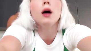 BLONDE BOMBSHELL BARISTA BLOWOUT 10 HORNY CUSTOMERS TAKE DOWN ONE TIGTH SWEET HEART