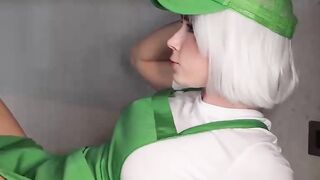 BLONDE BOMBSHELL BARISTA BLOWOUT 10 HORNY CUSTOMERS TAKE DOWN ONE TIGTH SWEET HEART
